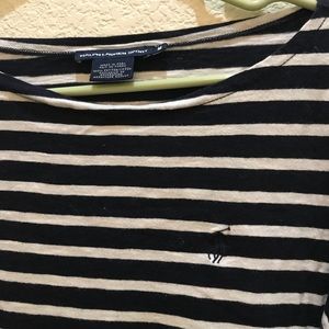 Ralph Lauren boatneck navy stripe M